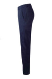 Pantaloni chino stretch unisex cotone blu