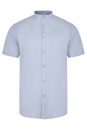 Camicia coreana stretch maniche corte Velilla