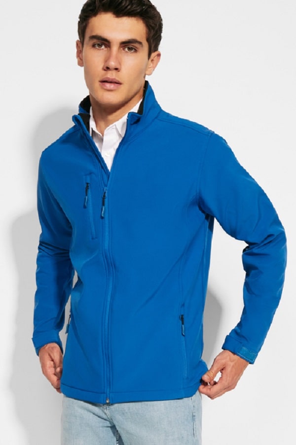 Softshell Stretch Uomo Roly Nebraska acquamarina