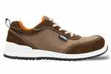 Scarpe Brisk S1P SRC in tessuto Canvas Marroni
