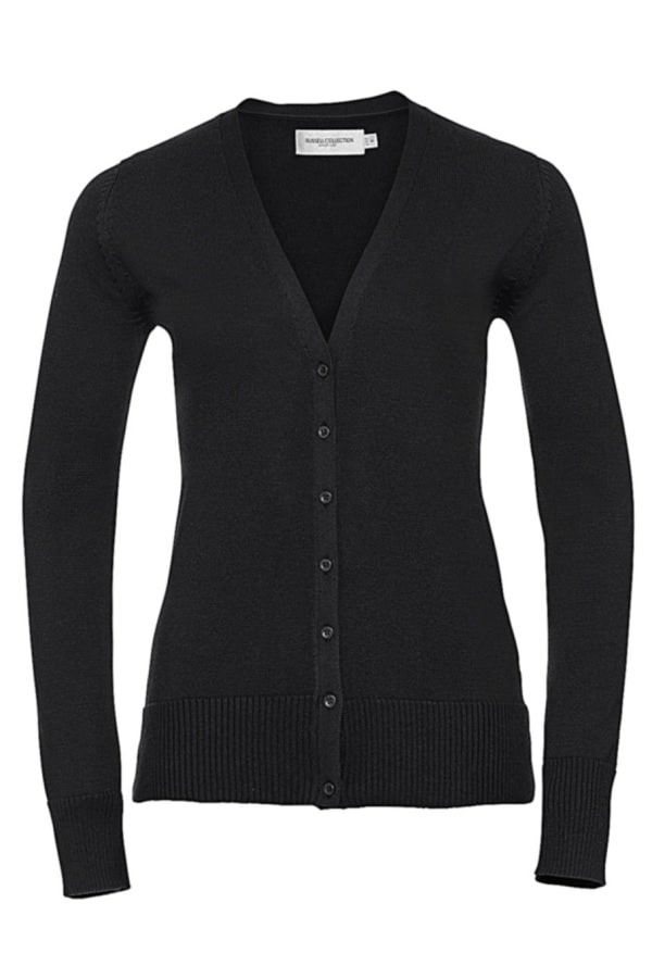 Cardigan Donna in misto Cotone Nero