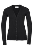 Cardigan Donna in misto Cotone Nero