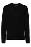 Cardigan Uomo in misto Cotone Nero