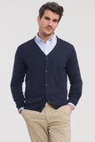 Cardigan Uomo in misto Cotone Nero