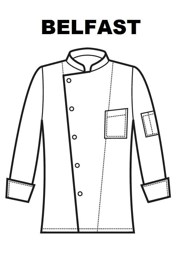 Giacca Cuoco Belfast Slim