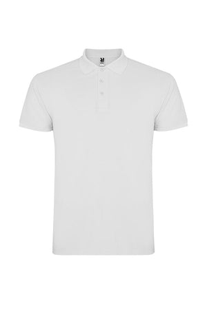 Polo bimbo in cotone bianca