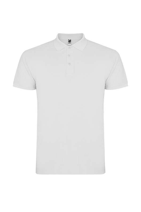 Polo bimbo in cotone bianca