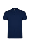 Polo bimbo in cotone blu navy