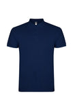 Polo bimbo in cotone blu navy