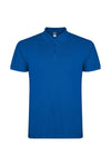 Polo bimbo in cotone blu royal