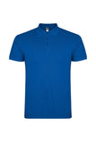 Polo bimbo in cotone blu royal