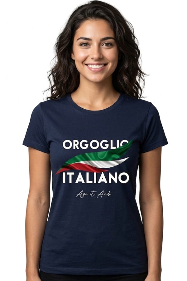 Tshirt Orgoglio Italiano Donna