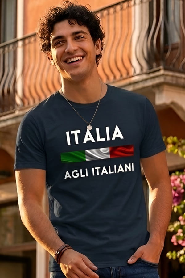 Tshirt Italia agli Italiani