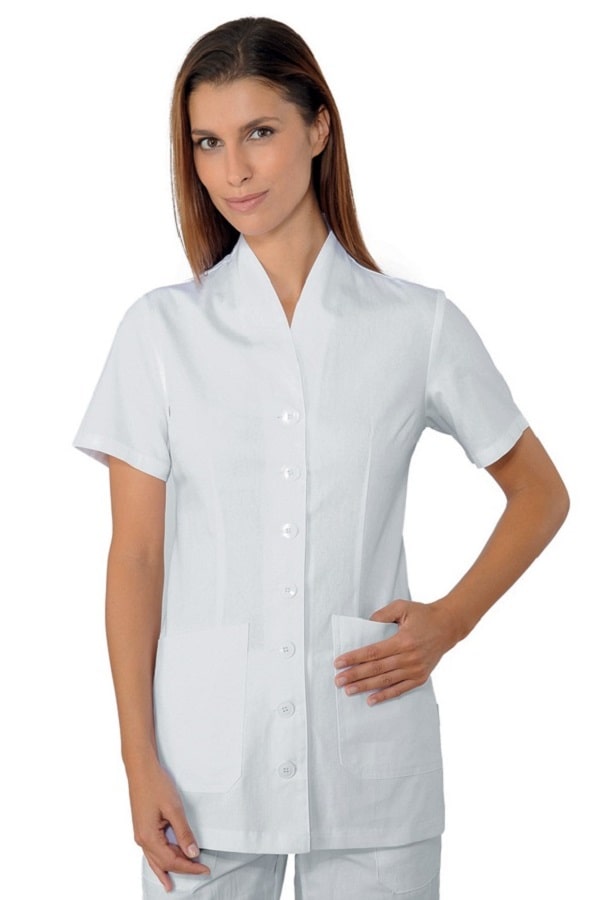 Casacca Calgary bianca in cotone 