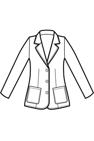 Disegno Giacca Donna Maryland Jersey Front