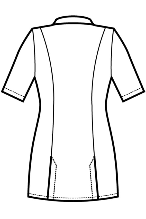 Casacca Hibiscus disegno rear