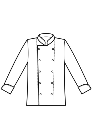 Giacca cuoco Berlino Francoforte front