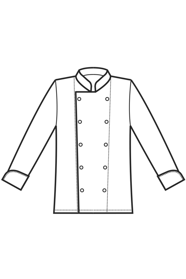 Giacca cuoco Berlino Francoforte front