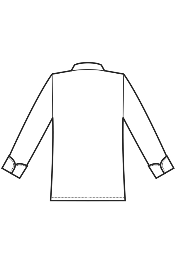 Giacca cuoco Berlino Francoforte rear