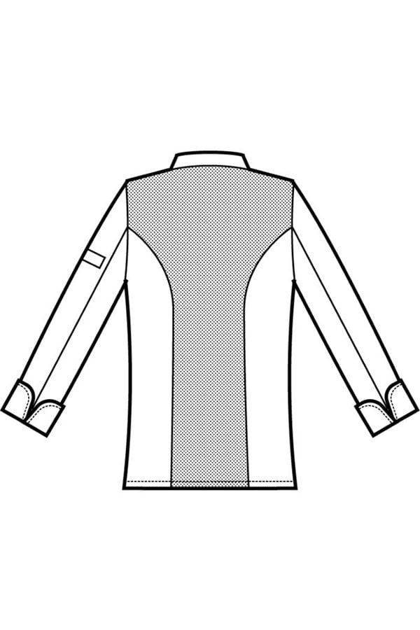 Giacca cuoco Tokyo disegno rear
