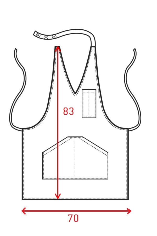 Grembiule Bistro disegno