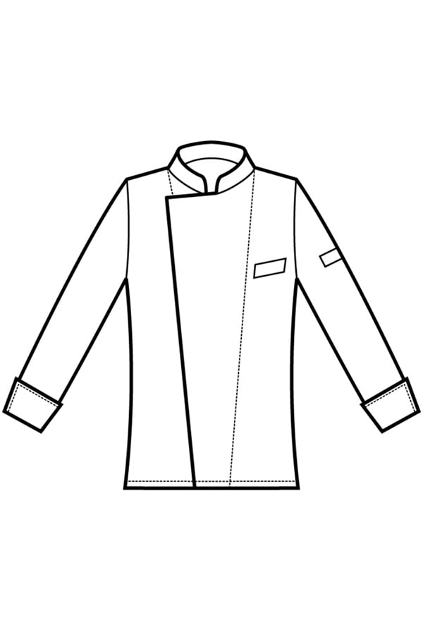 Giacca Cuoco Helsinki disegno rear