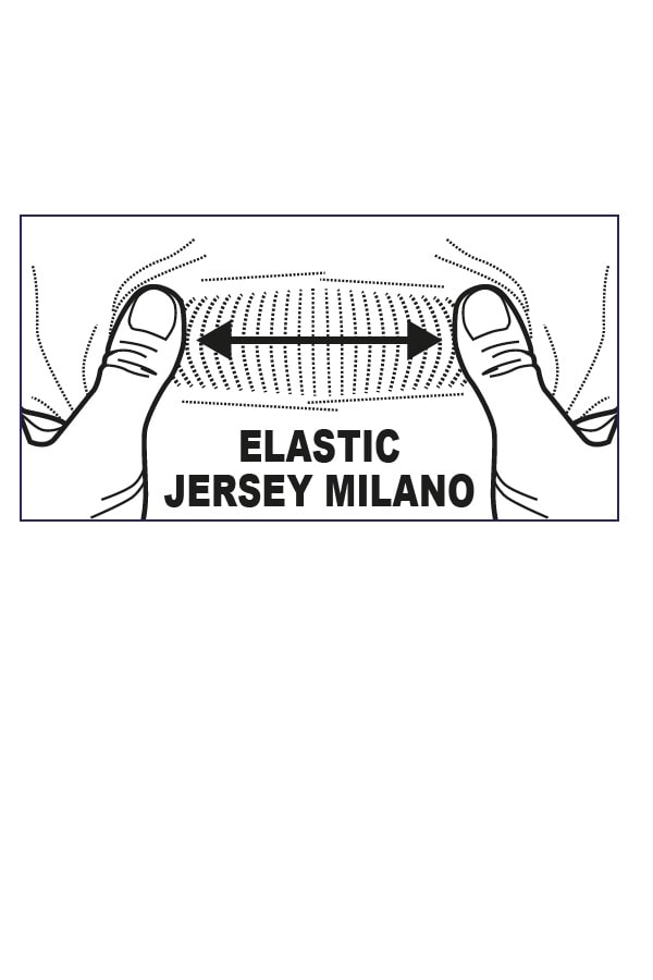 Tessuto Elastic Jersey Milano