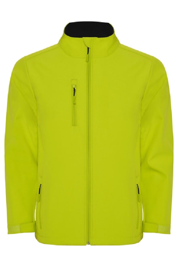 Softshell Stretch Uomo Roly Nebraska lime