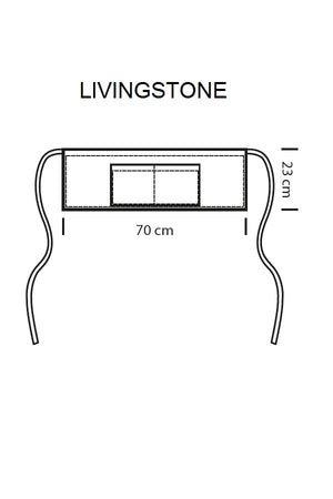 Grembiulino portacomande Livingston disegno