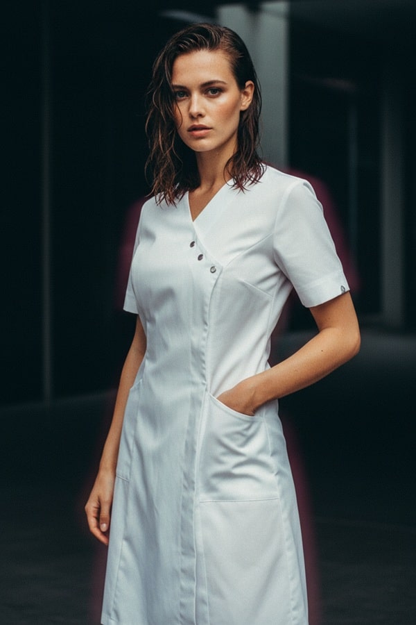 Camice Monastir bianco