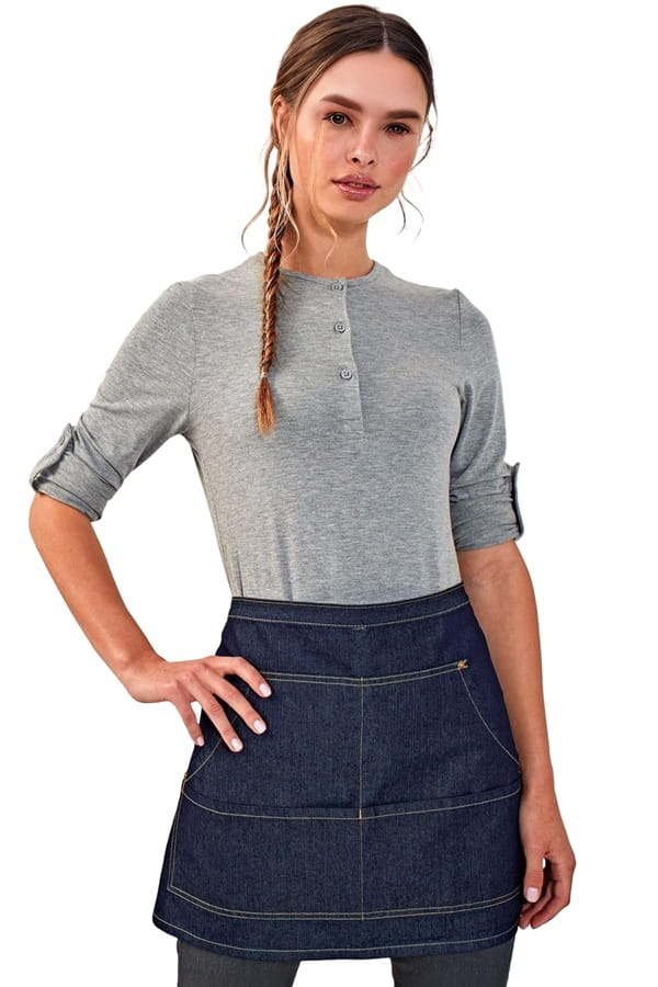 Grembiulino Jeans Stitch Denim Waist Apron