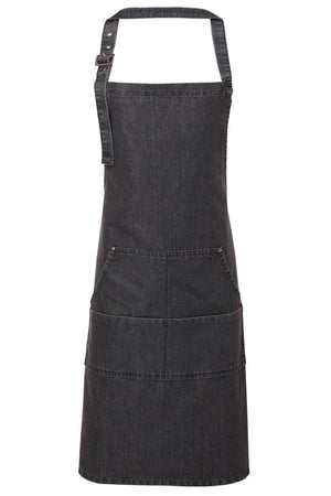 Grembiule pettorina Jeans Stitch Denim Bib Apron