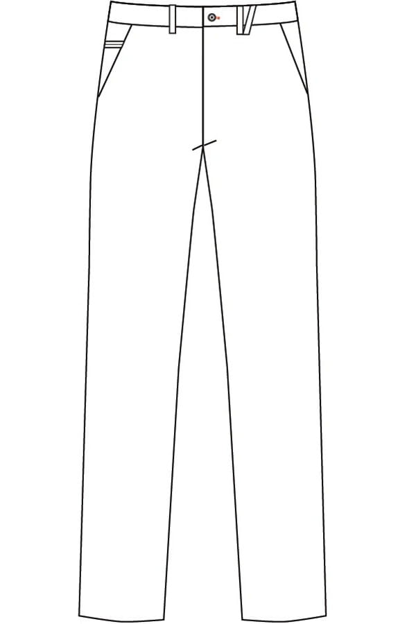 Pantaloni Chino Garys T400 Disegno Front