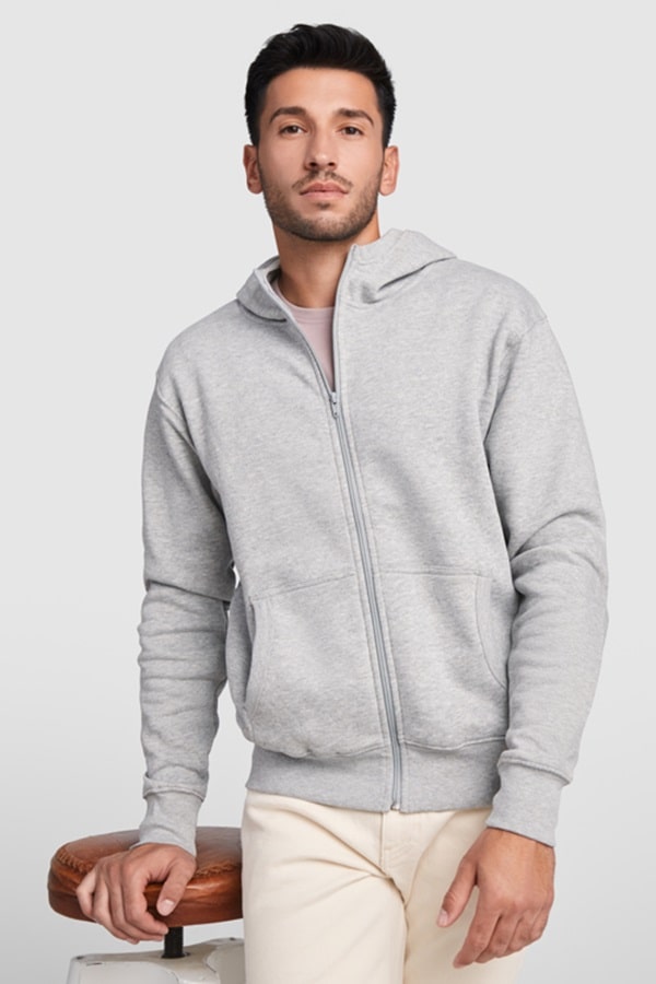 Felpa cappuccio unisex Roly Montblanc