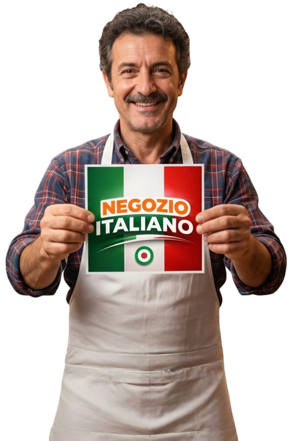 Set Adesivi Negozio Italiano