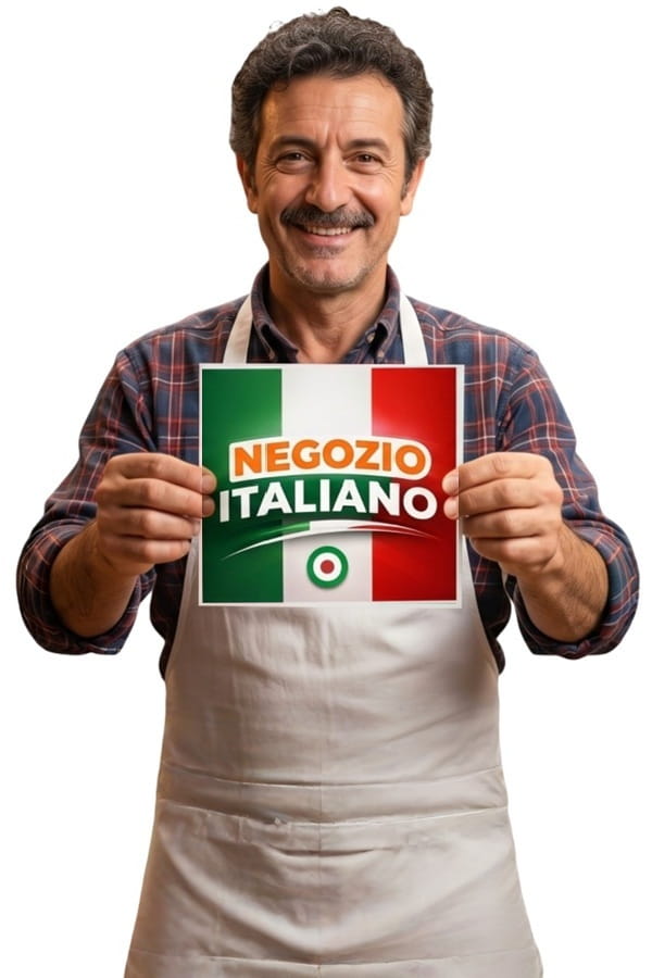 Set Adesivi Negozio Italiano