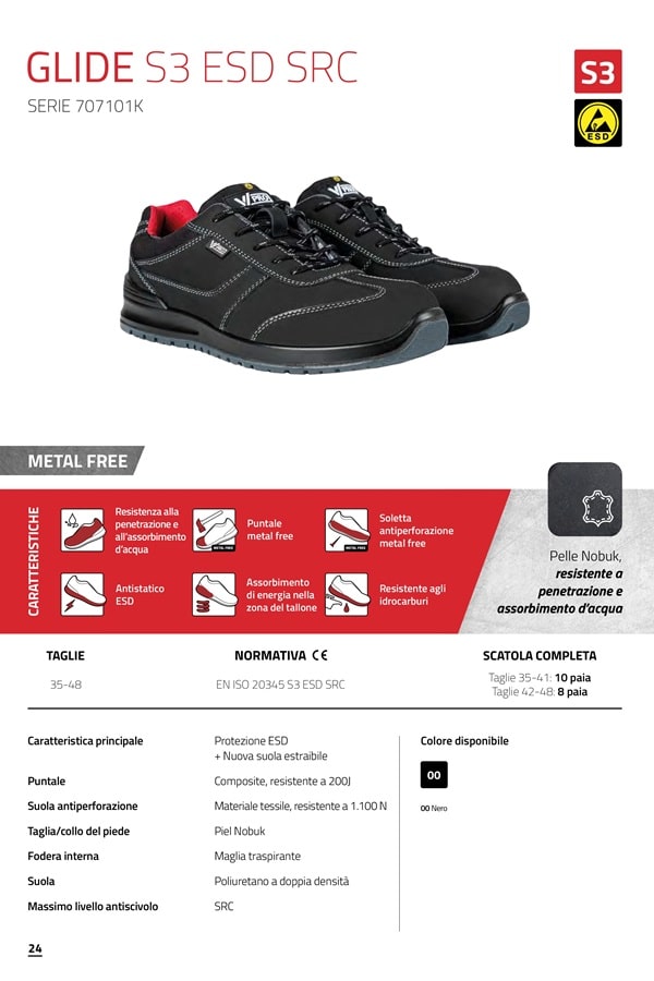 Scarpe S3 SRC Metal free