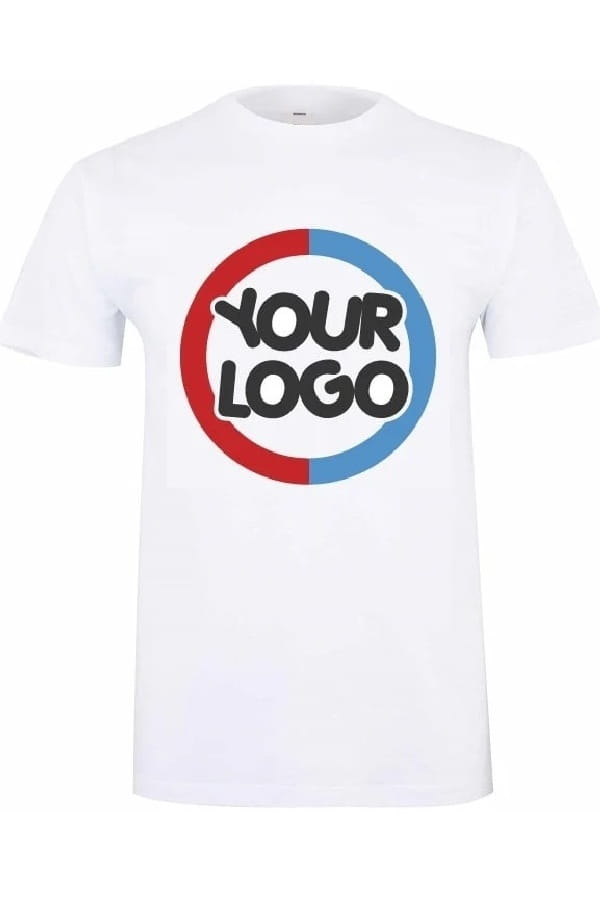 T-Shirt Your Logo Here nera