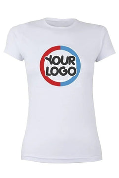 T-shirt Your Logo Here Woman Bianca