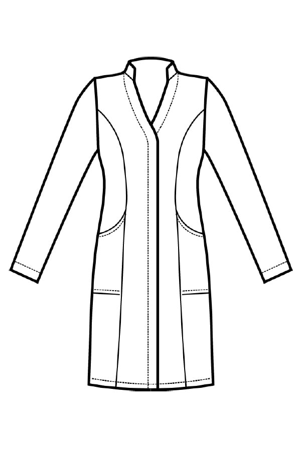 Camice Acapulco Bianco Boheme disegno