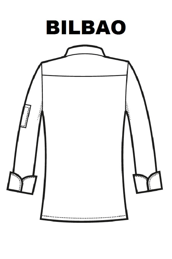 Giacca Bilbao disegno rear