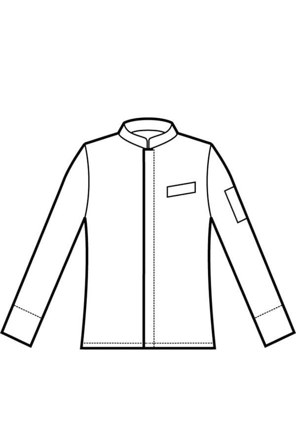 Giacca Cuoco Bradford Disegno front