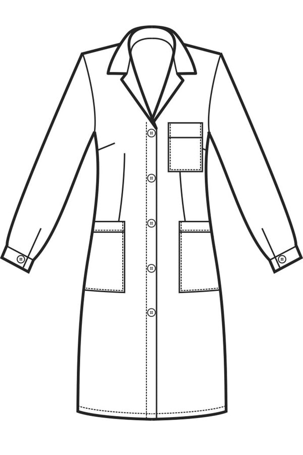 Camice Donna disegno Front