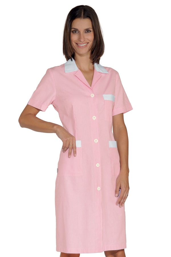 Camice Donna Positano Rigatino bordato Piquet