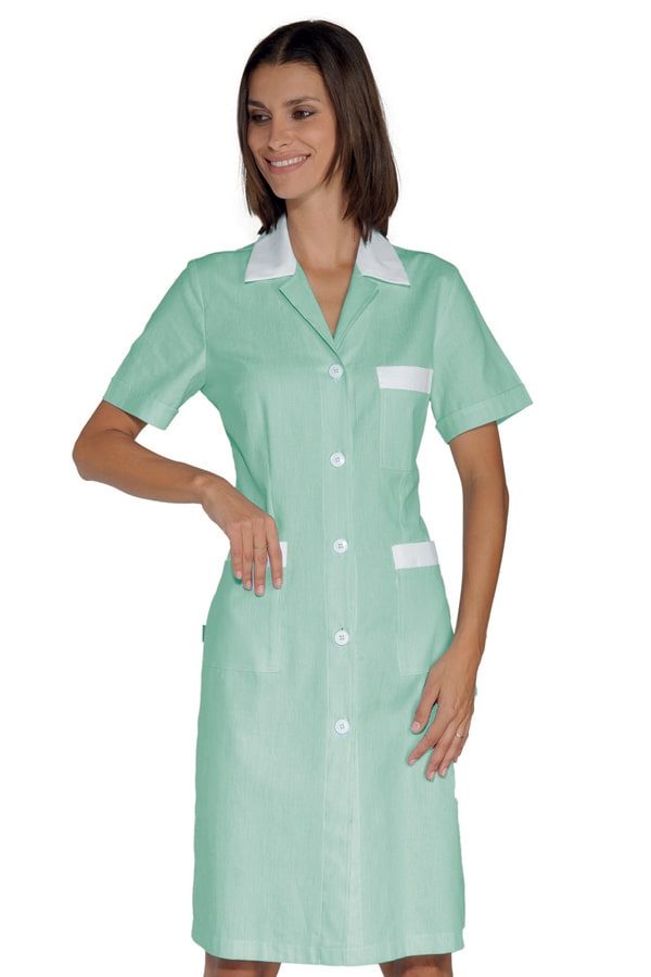 Camice Donna Positano Rigatino bordato Piquet