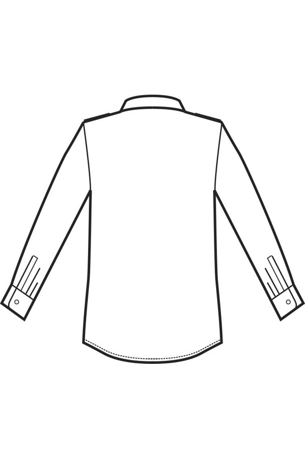 Camicia Pilota disegno rear