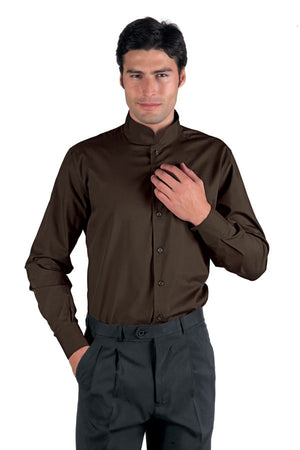 Camicia Dublino Unisex coreana Cacao