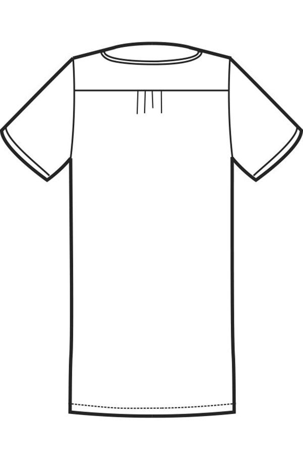 Casacca Albertville disegno rear