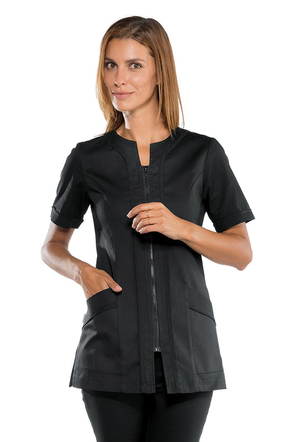 Casacca Aruba nera con cerniera Zip