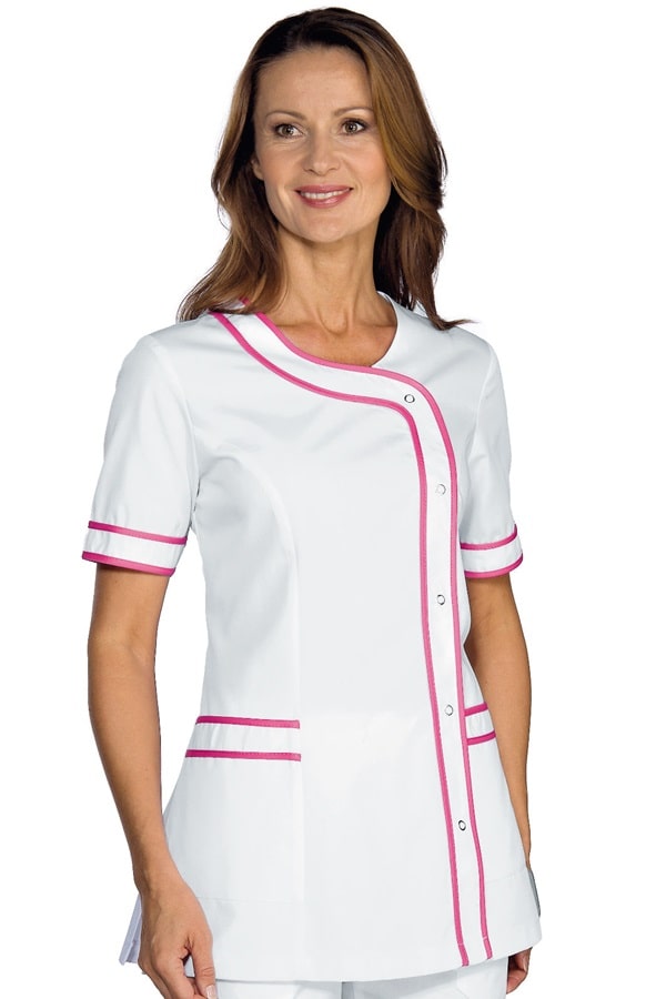 Casacca Brasilia bianca e fuxia